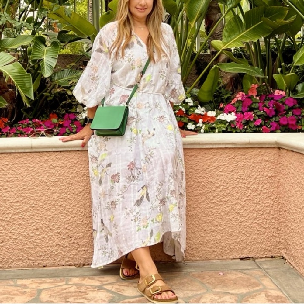 🕊️ALL SAINTS🕊️ US 6 Floral White Dress - Picture 6 of 11